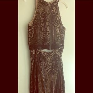 2 piece lace skirt and top